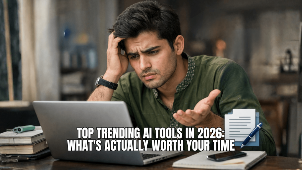 Boy confused, which AI tools which actually work for him and solve his issue.