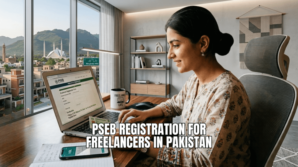 Girl filling the PSEB form at her room to avail low rate tax.