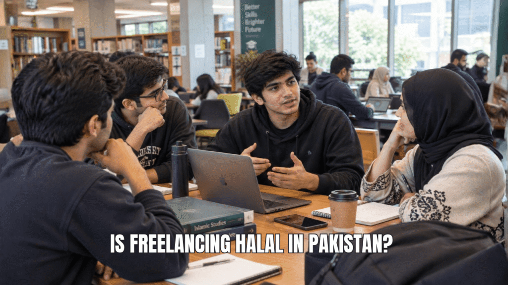 Young people discussing about freelancing.